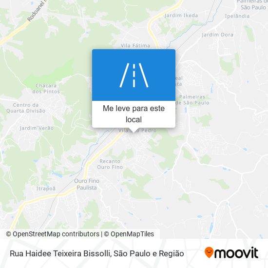 Rua Haidee Teixeira Bissolli mapa