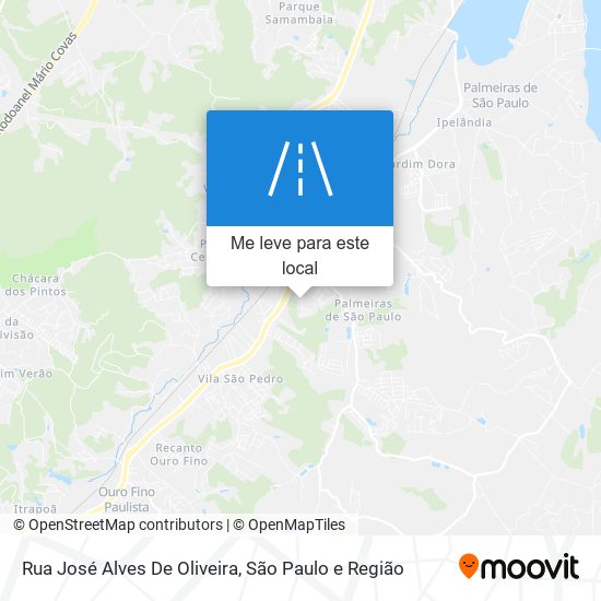 Rua José Alves De Oliveira mapa