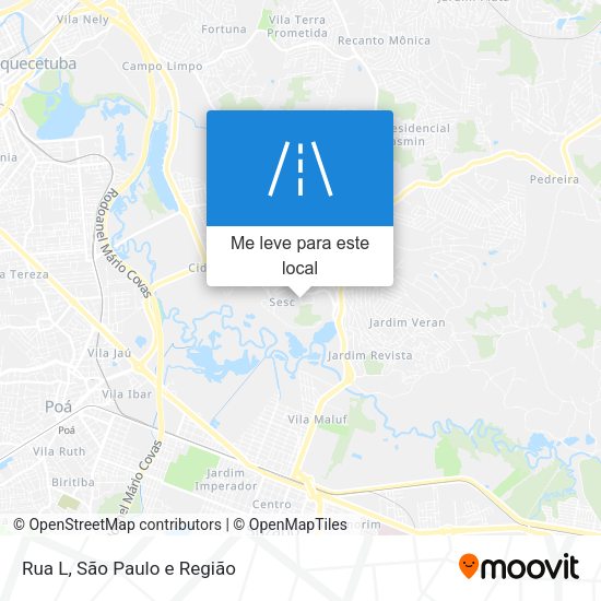 Rua L mapa