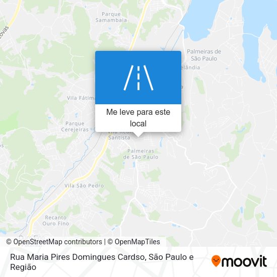 Rua Maria Pires Domingues Cardso mapa