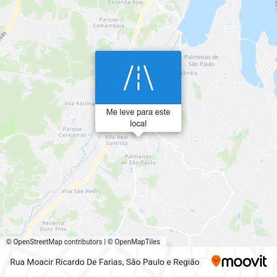 Rua Moacir Ricardo De Farias mapa