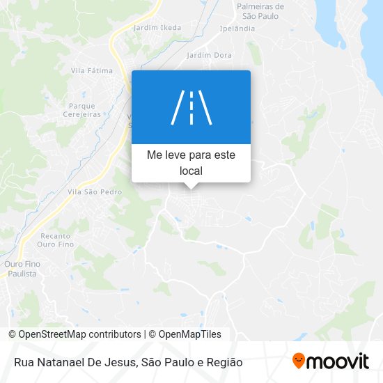 Rua Natanael De Jesus mapa