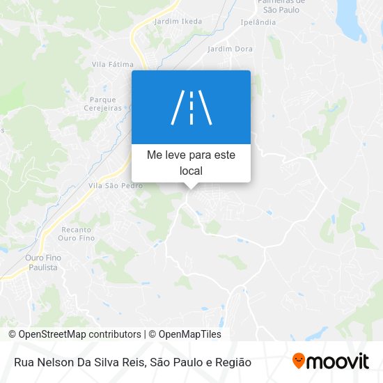 Rua Nelson Da Silva Reis mapa