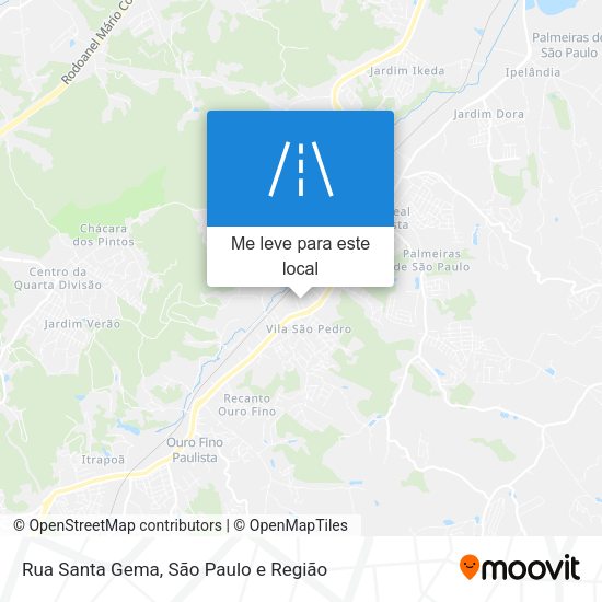 Rua Santa Gema mapa