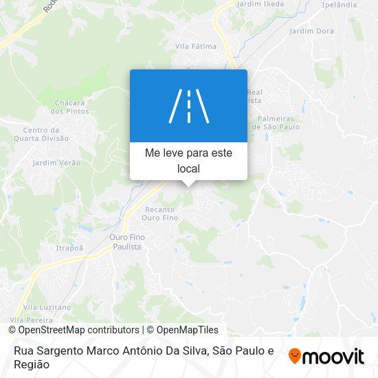 Rua Sargento Marco Antônio Da Silva mapa
