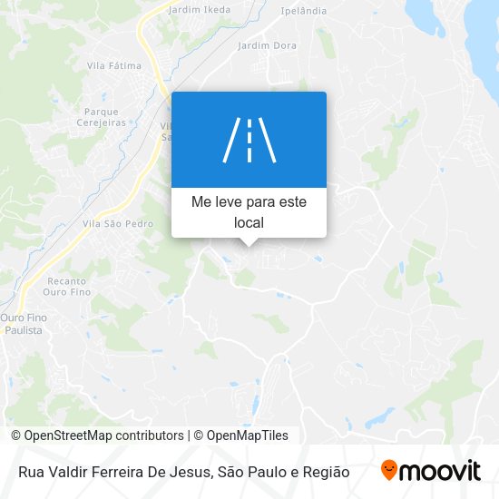 Rua Valdir Ferreira De Jesus mapa