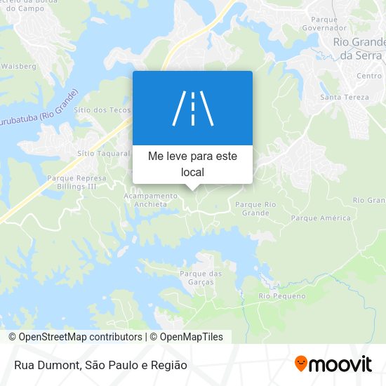Rua Dumont mapa