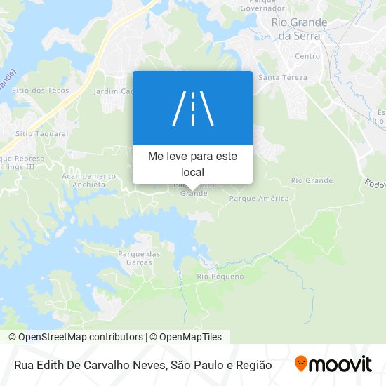 Rua Edith De Carvalho Neves mapa