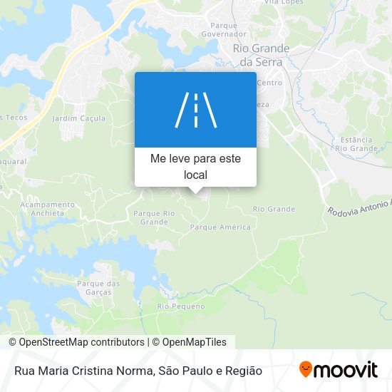 Rua Maria Cristina Norma mapa