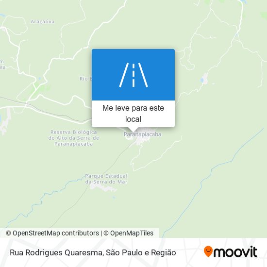 Rua Rodrigues Quaresma mapa