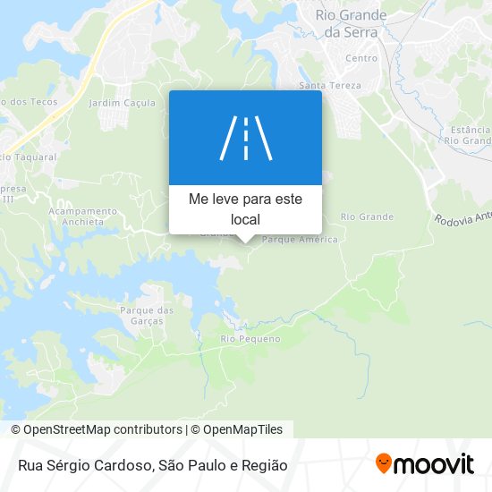 Rua Sérgio Cardoso mapa