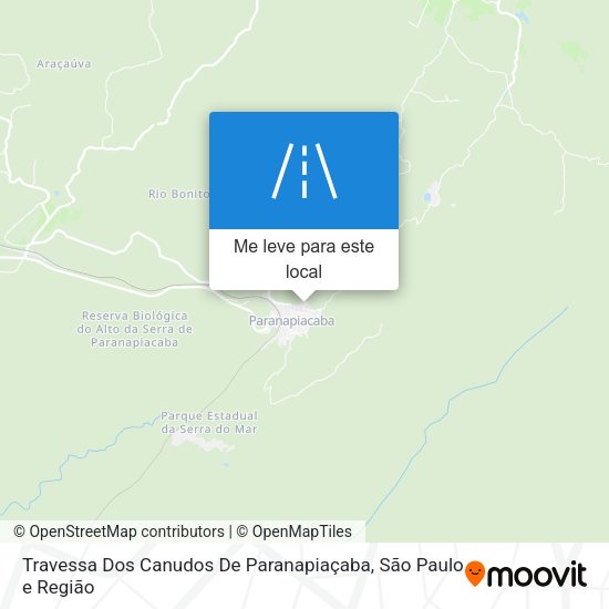 Travessa Dos Canudos De Paranapiaçaba mapa