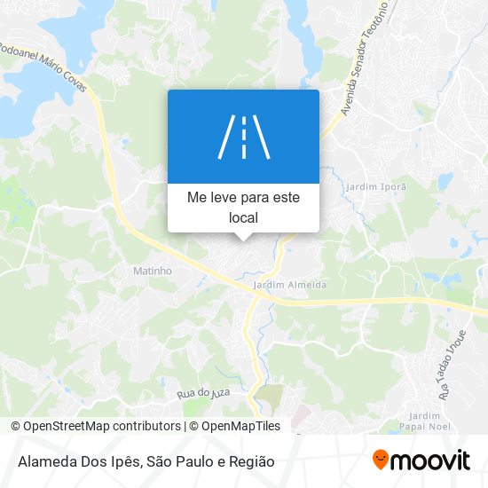 Alameda Dos Ipês mapa