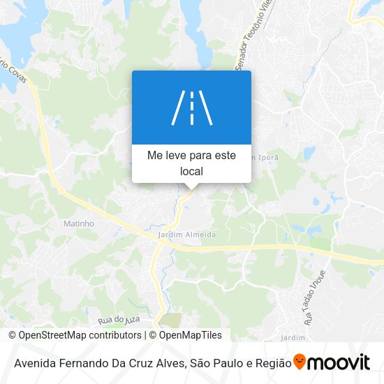 Avenida Fernando Da Cruz Alves mapa