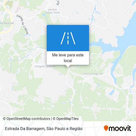 Estrada Da Barragem mapa