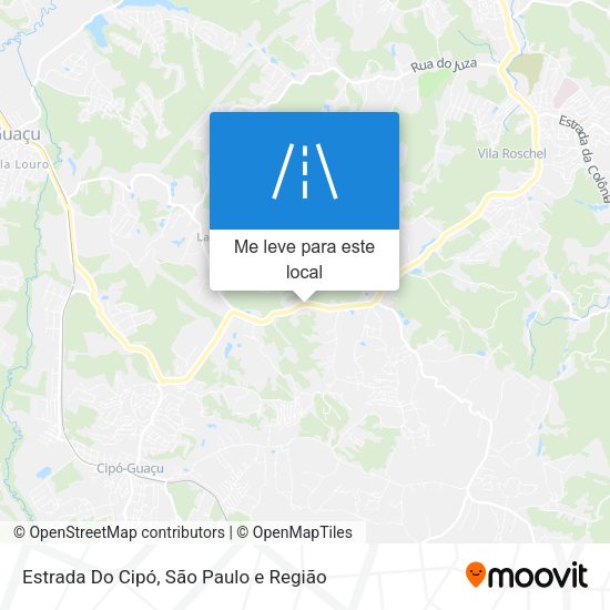Estrada Do Cipó mapa
