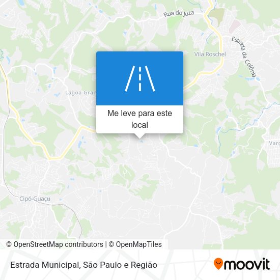 Estrada Municipal mapa
