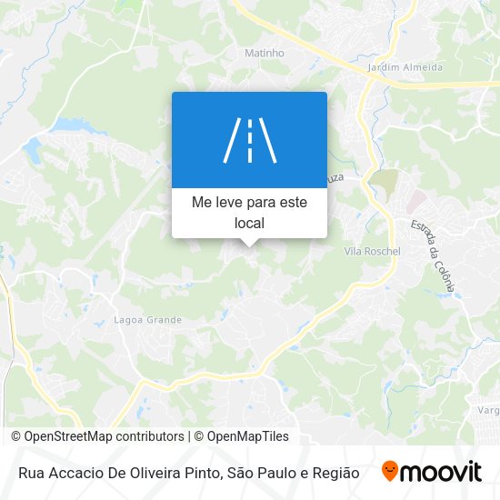 Rua Accacio De Oliveira Pinto mapa