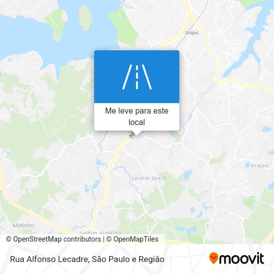 Rua Alfonso Lecadre mapa