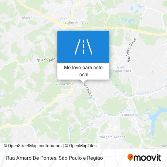 Rua Amaro De Pontes mapa