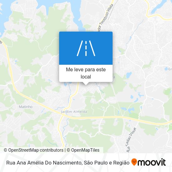 Rua Ana Amélia Do Nascimento mapa