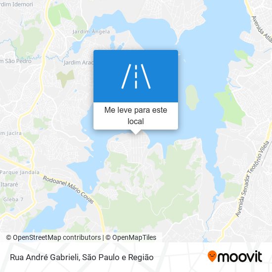 Rua André Gabrieli mapa