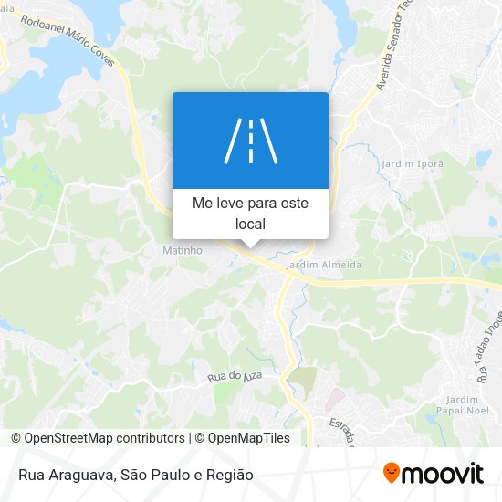 Rua Araguava mapa