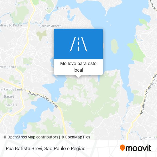 Rua Batista Brevi mapa