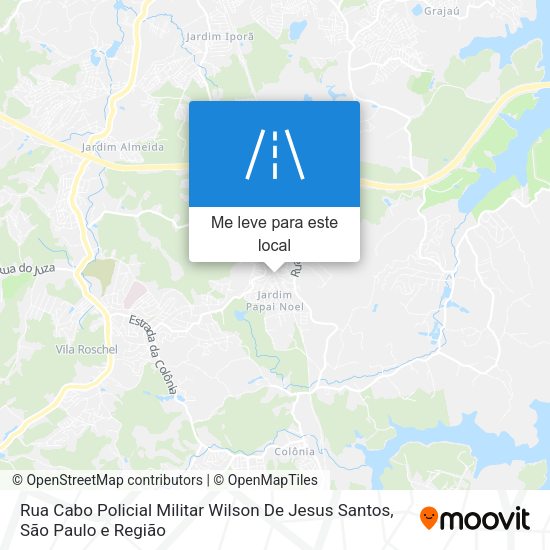 Rua Cabo Policial Militar Wilson De Jesus Santos mapa