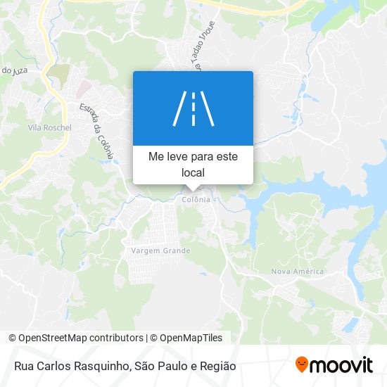 Rua Carlos Rasquinho mapa