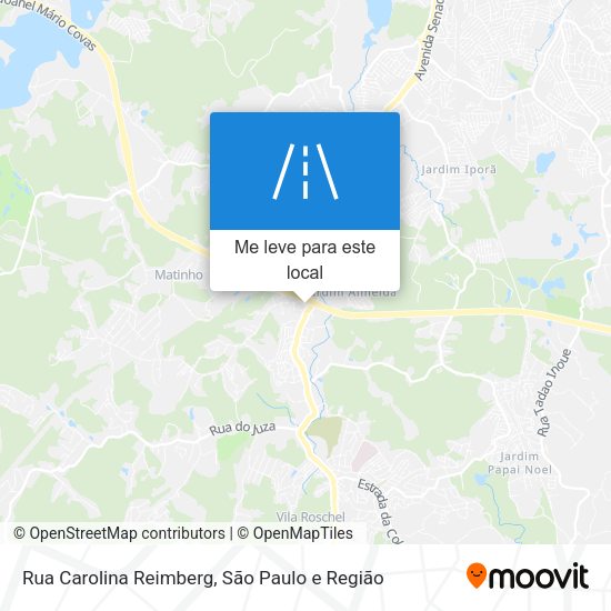 Rua Carolina Reimberg mapa