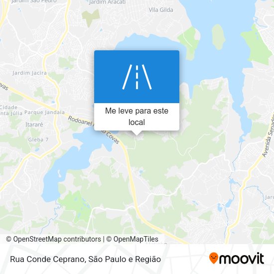 Rua Conde Ceprano mapa