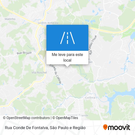 Rua Conde De Fontalva mapa