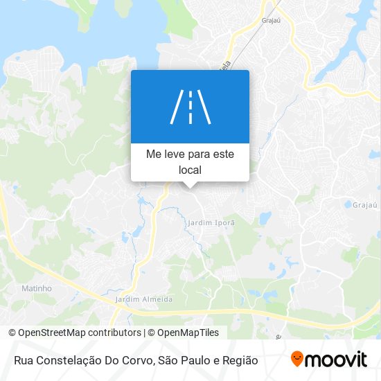 Rua Constelação Do Corvo mapa