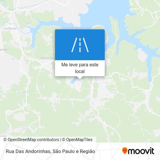 Rua Das Andorinhas mapa