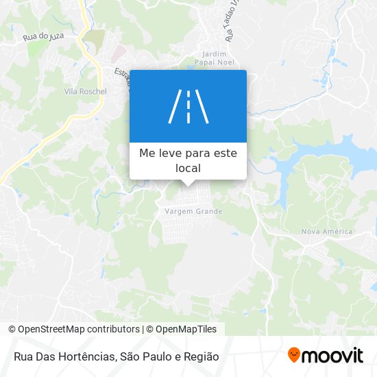 Rua Das Hortências mapa