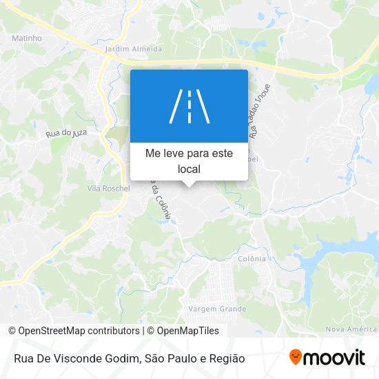 Rua De Visconde Godim mapa