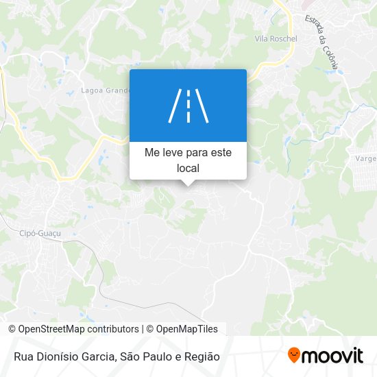 Rua Dionísio Garcia mapa