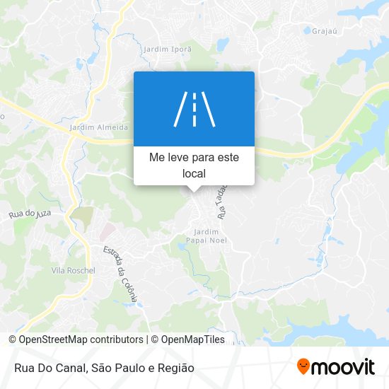 Rua Do Canal mapa