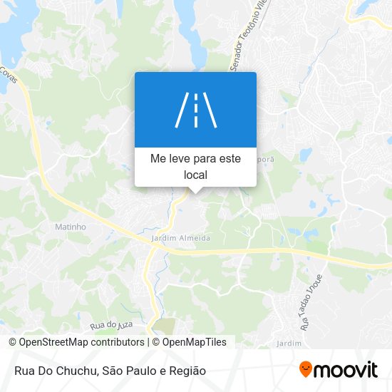 Rua Do Chuchu mapa
