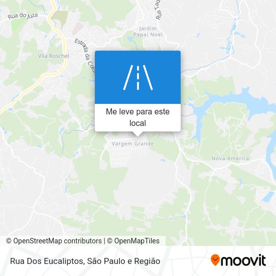 Rua Dos Eucaliptos mapa