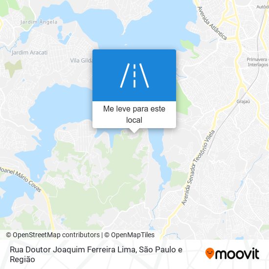 Rua Doutor Joaquim Ferreira Lima mapa