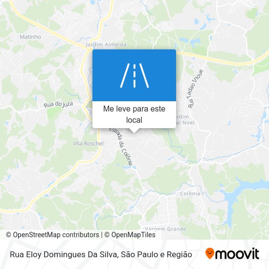 Rua Eloy Domingues Da Silva mapa