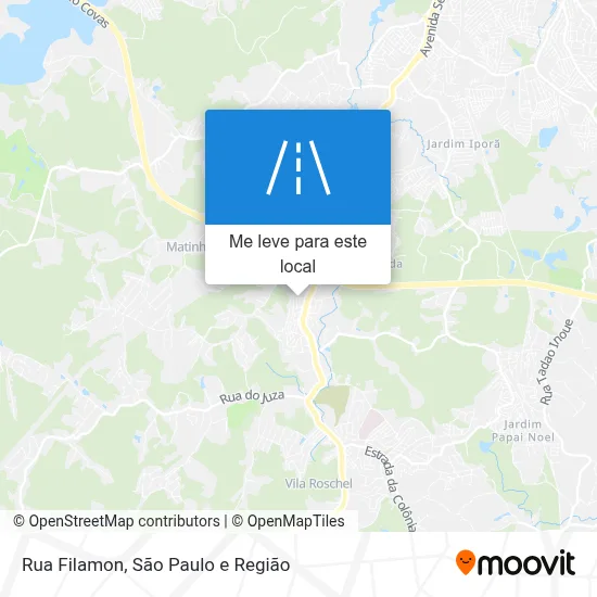 Rua Filamon mapa