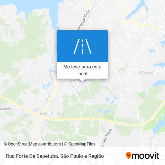 Rua Forte De Sepetuba mapa