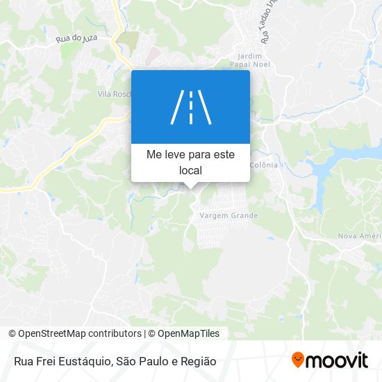 Rua Frei Eustáquio mapa