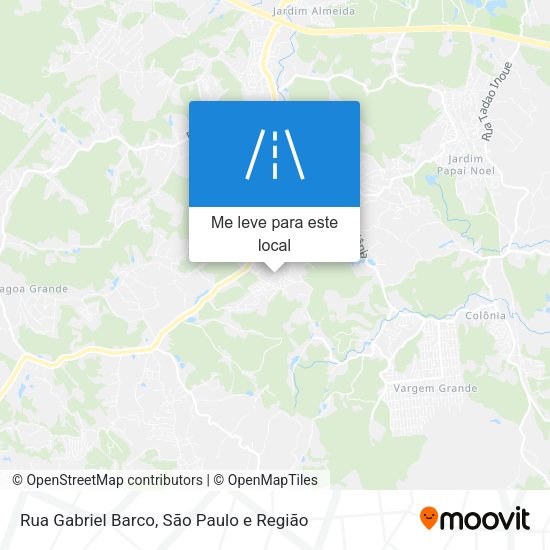 Rua Gabriel Barco mapa