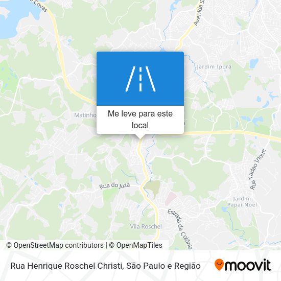 Rua Henrique Roschel Christi mapa