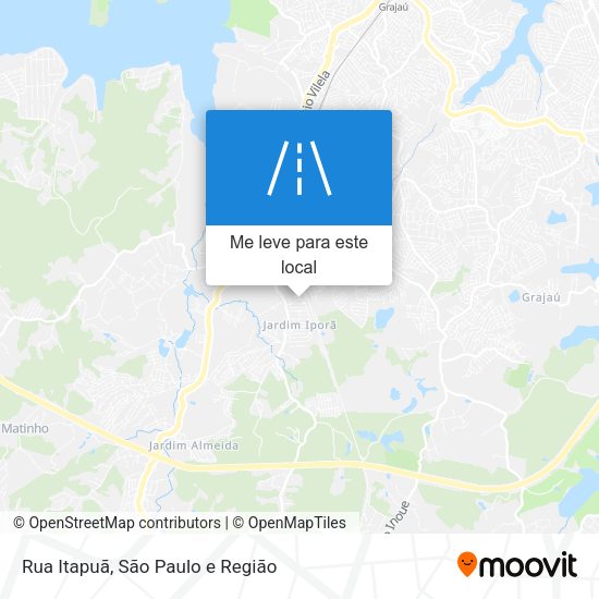 Rua Itapuã mapa