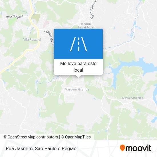 Rua Jasmim mapa
